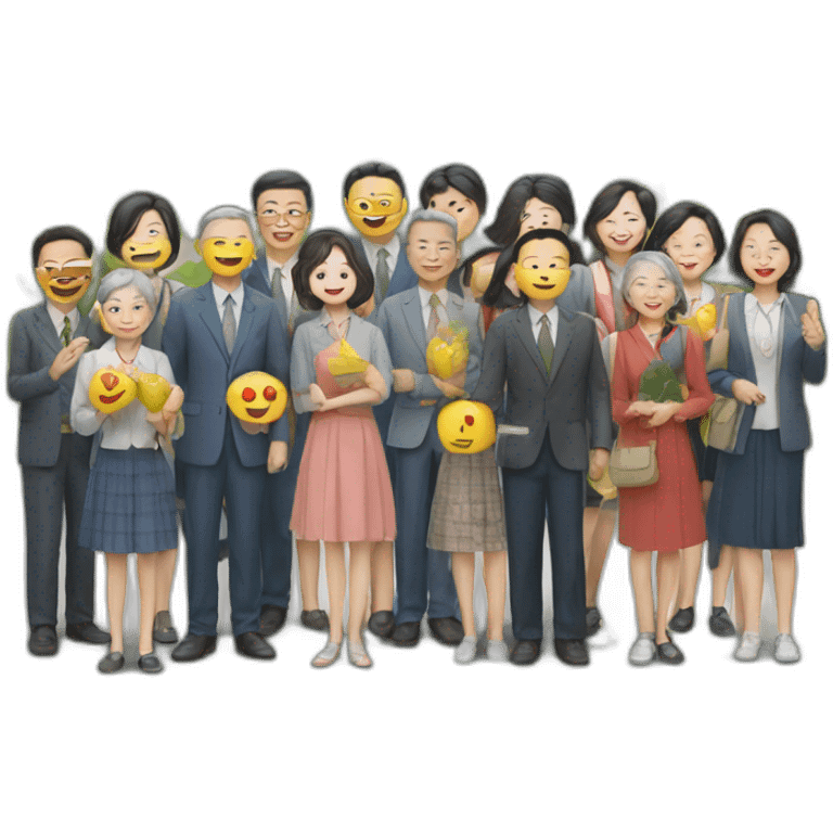 school reunion in Taiwan emoji