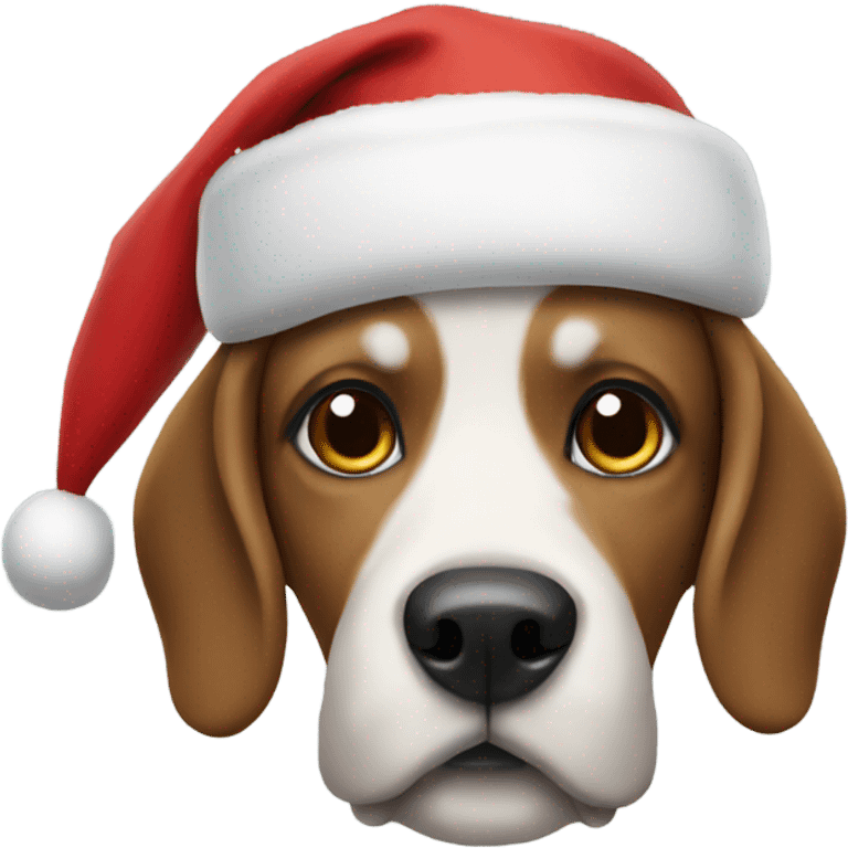 dog santa emoji