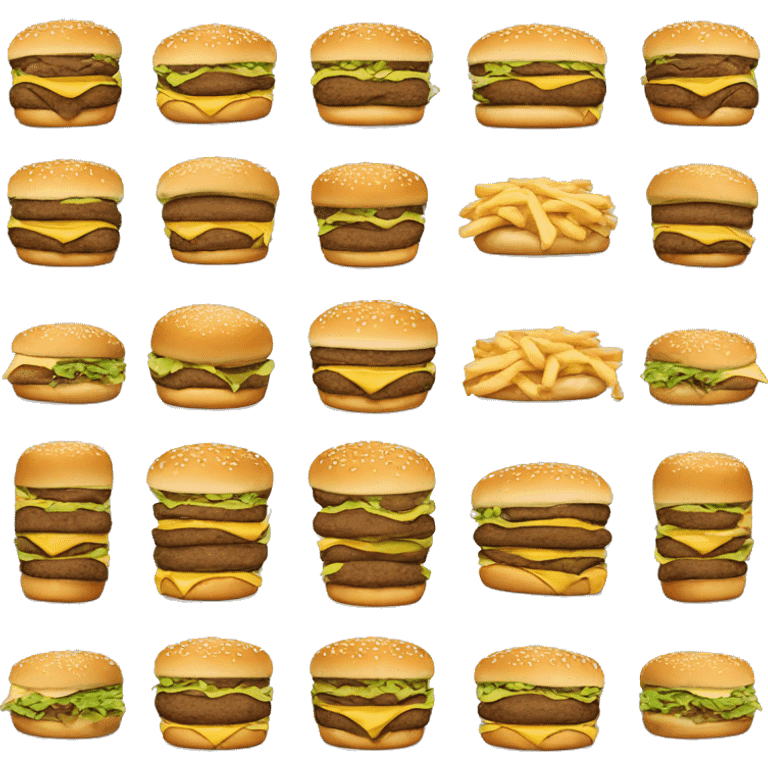 Big Mac McDonald’s emoji