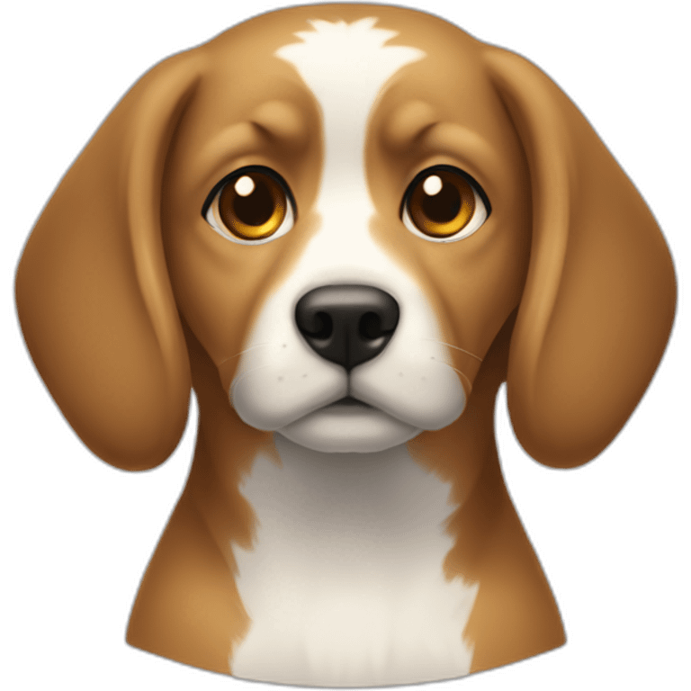 Chien-tête-fille emoji