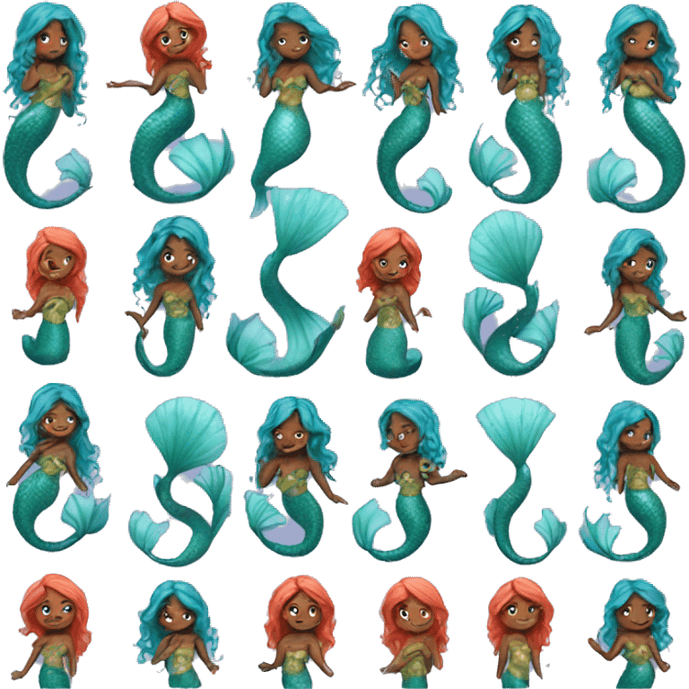 a magical mermaid emoji