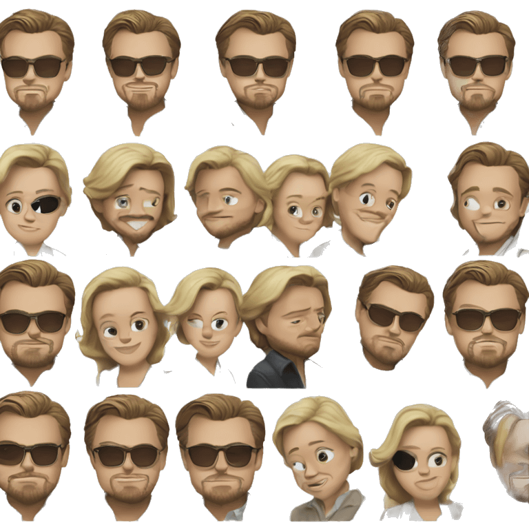 Leonardo dicaprio in porsche  emoji