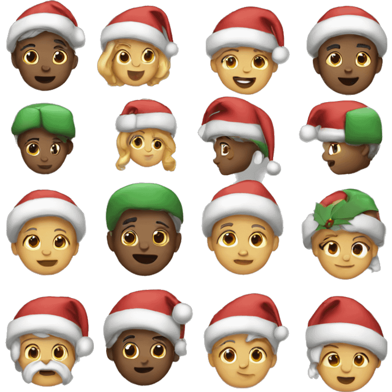 Christmas emojis emoji