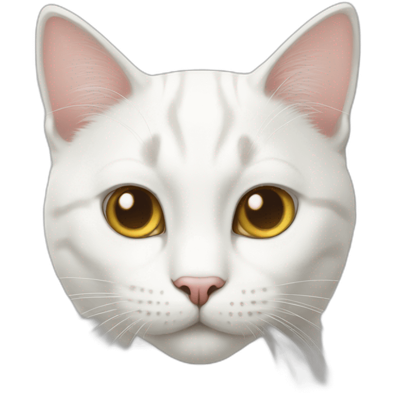 white cat emoji