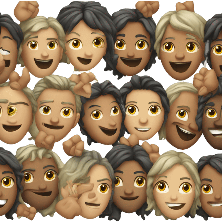 Mão de coração partido  emoji