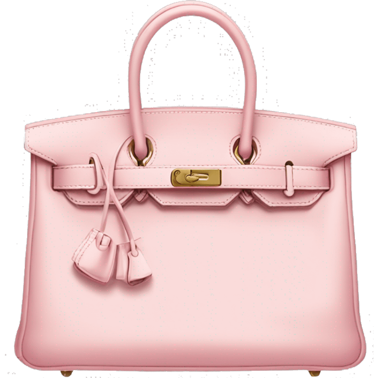 Light pink birkin Hermes bag emoji