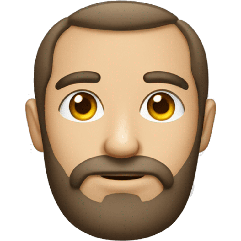 jovem advogado barba bem feita moreno olhos cor de mel emoji