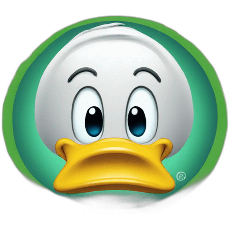 Donald duck money emoji