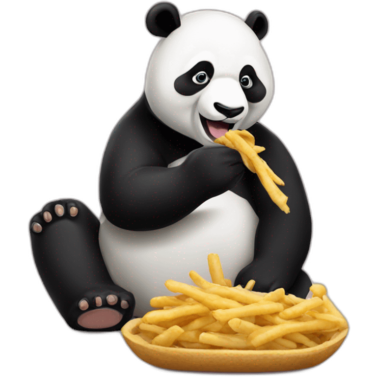 Panda who is eating Marine Lepen emoji