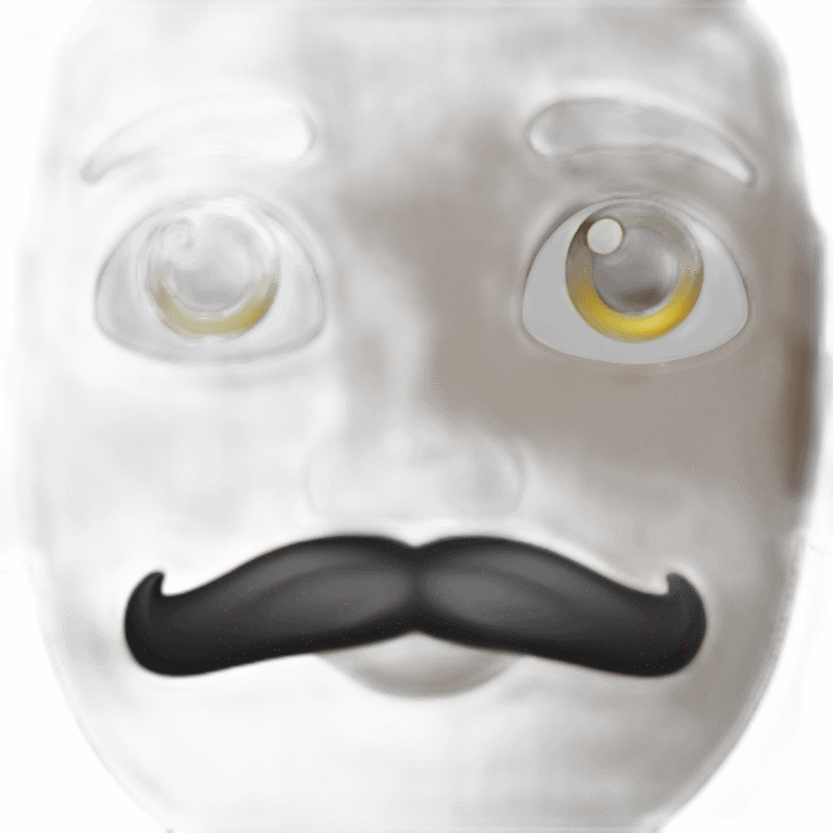 Bebê bigode emoji