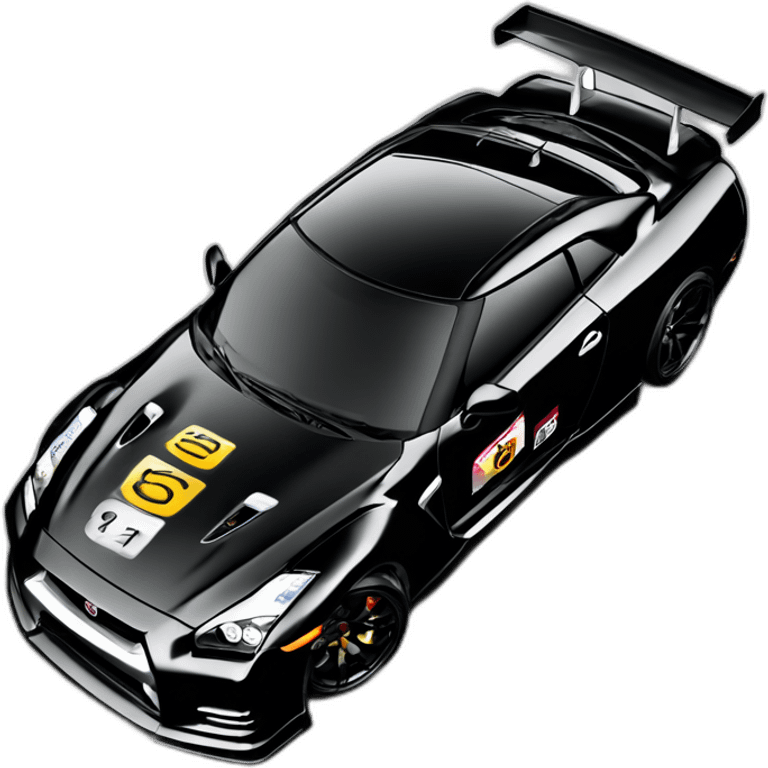 Nissan-skyline-gt-r35,chromehearts emoji