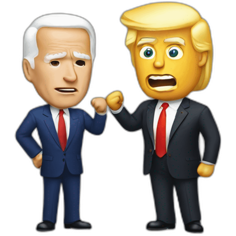 Biden vs. Trump emoji