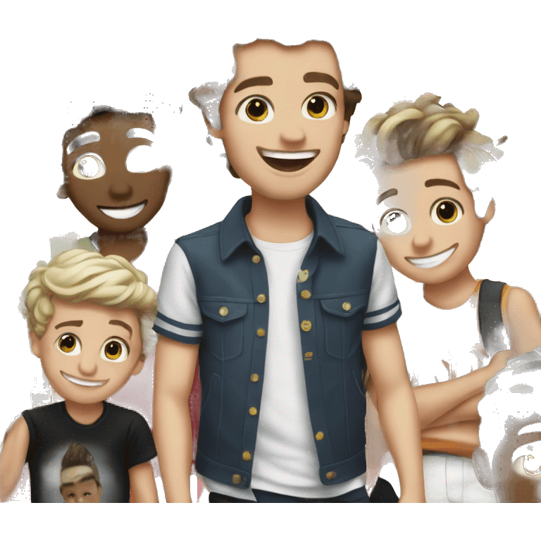 one direction at a birthday party  emoji