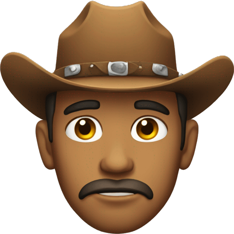 sad sensual cowboy emoji