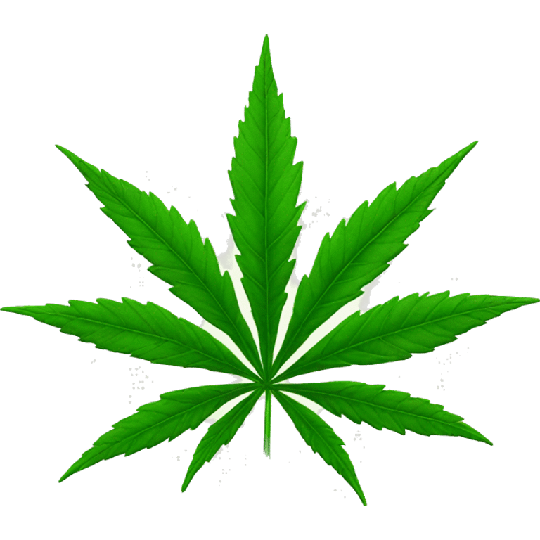 Weed leaf emoji