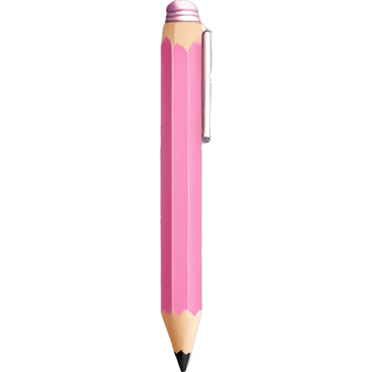 Light pink pencil emoji