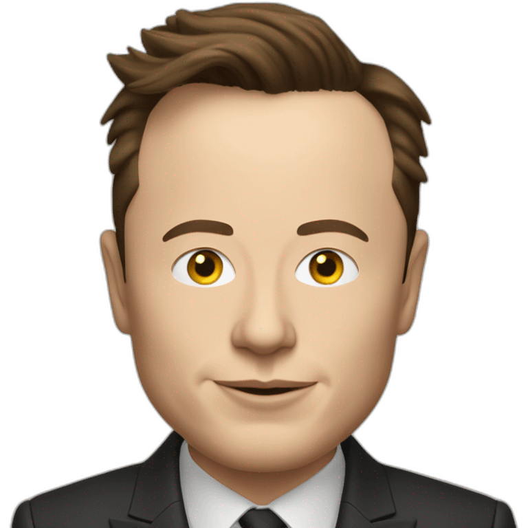 elon musk dans une renault emoji