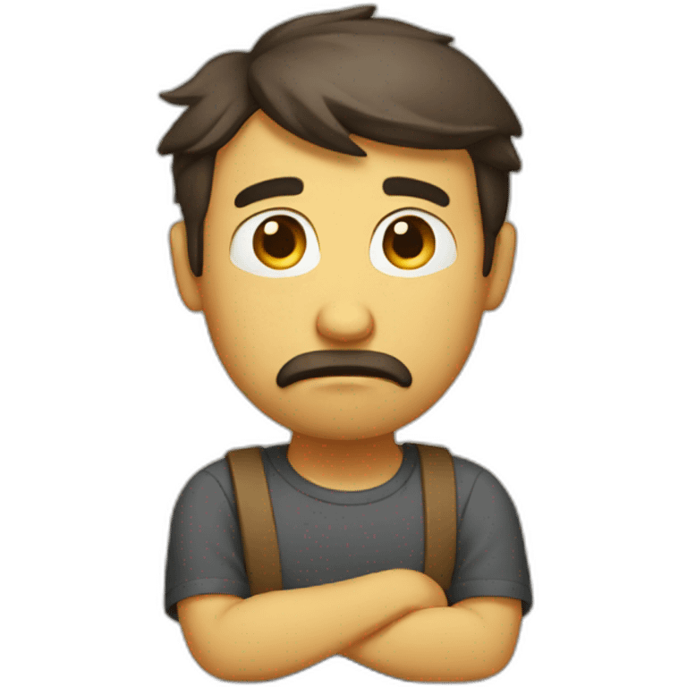 Sad developer emoji