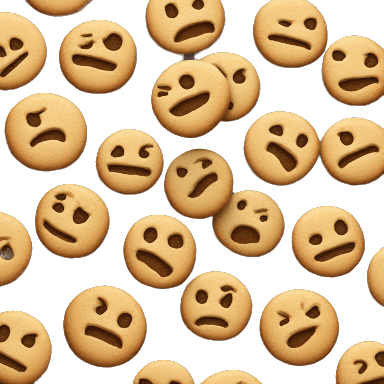 Cookie with bite mark emoji