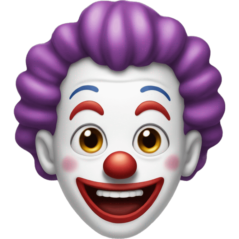 clown that is laughing  emoji