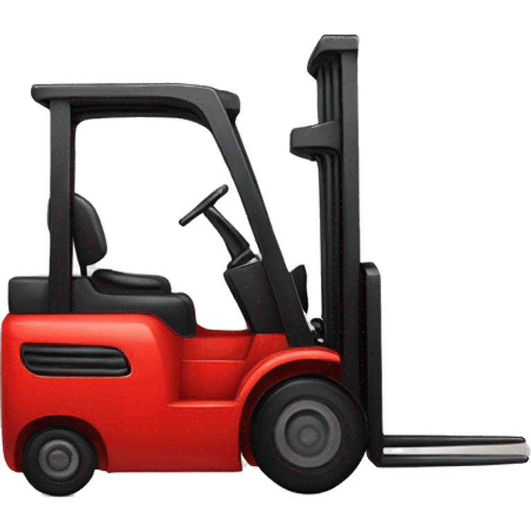 red forklift emoji