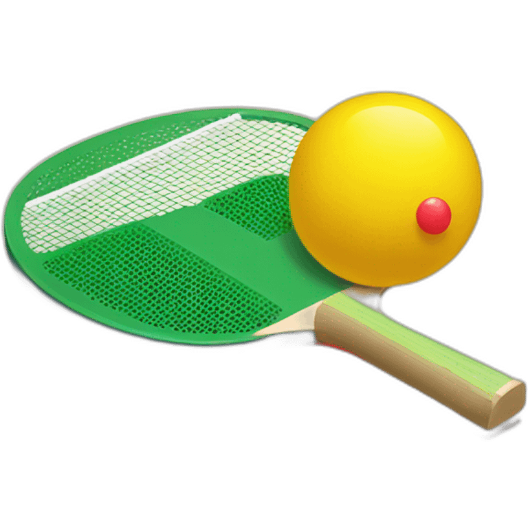 balle de ping pong emoji