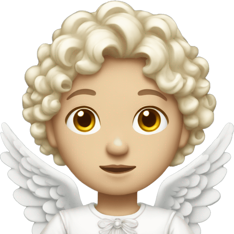 white Victorian Angel emoji