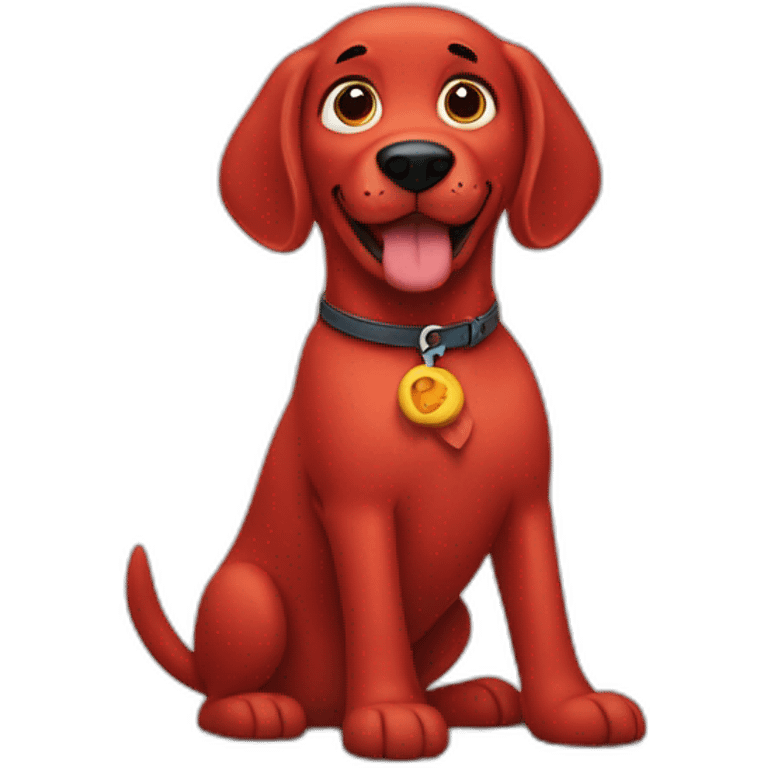 Clifford red dog emoji