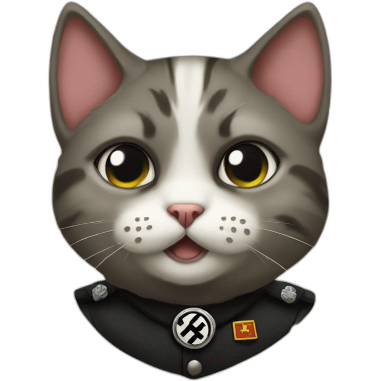 Nazi cat emoji