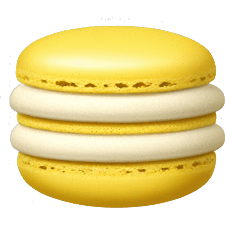 Macaron yellow  emoji