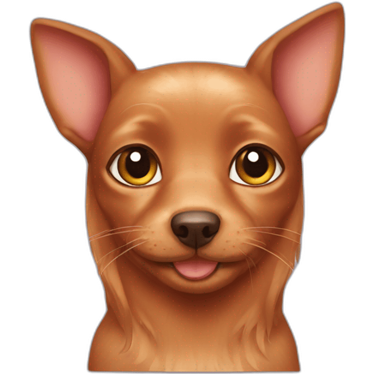 Dachshund cat emoji