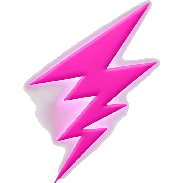 pink lightning bolt emoji