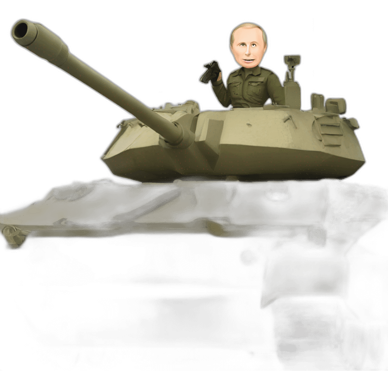 Putin on a tank emoji