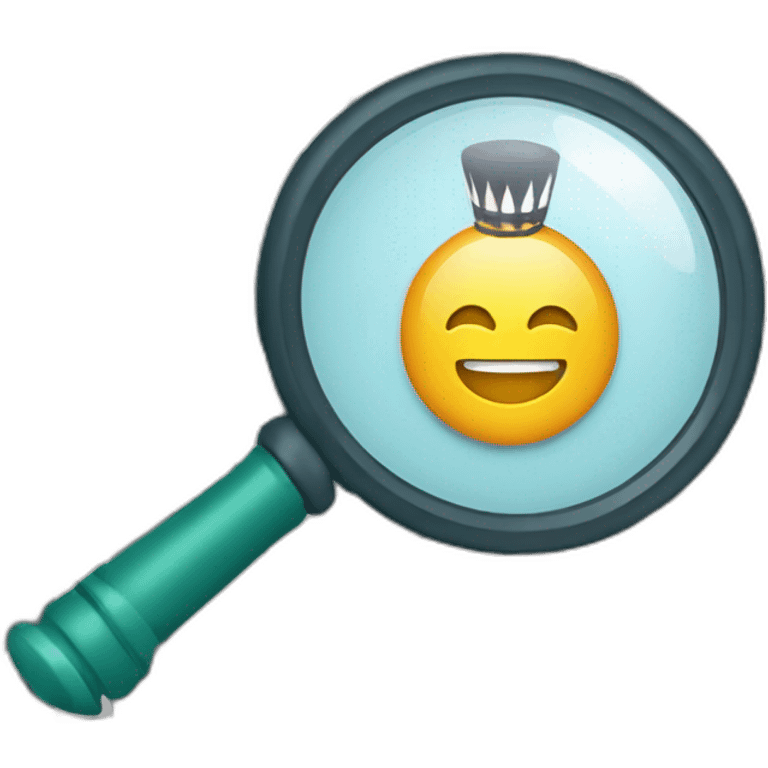 chess and magnifying glass emoji