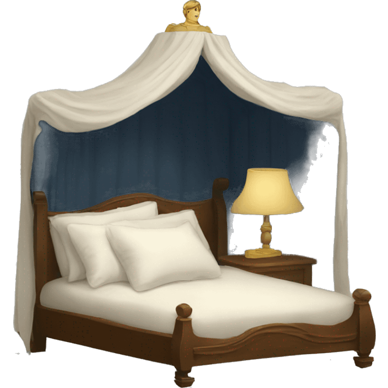 Napoleon’s sleep in bed emoji