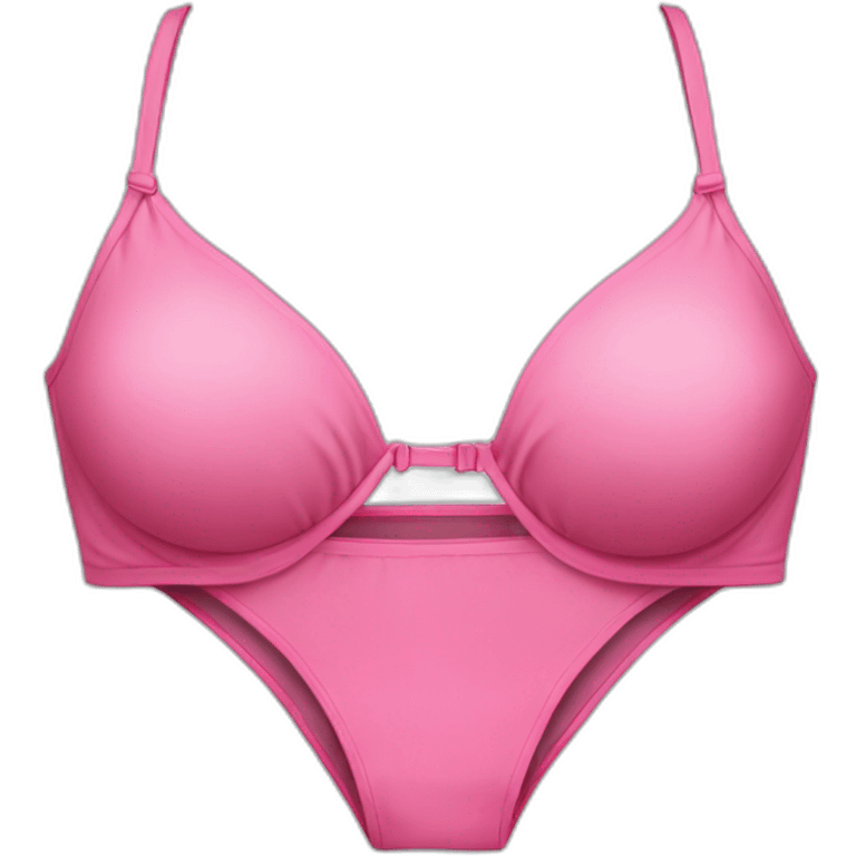 Pink bikini emoji