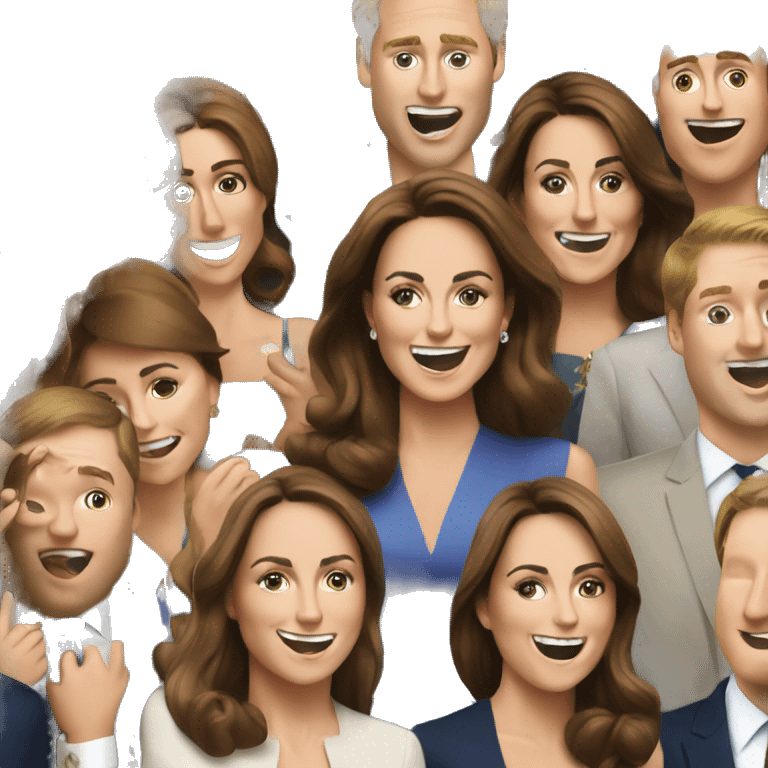 Kate middleton partying emoji