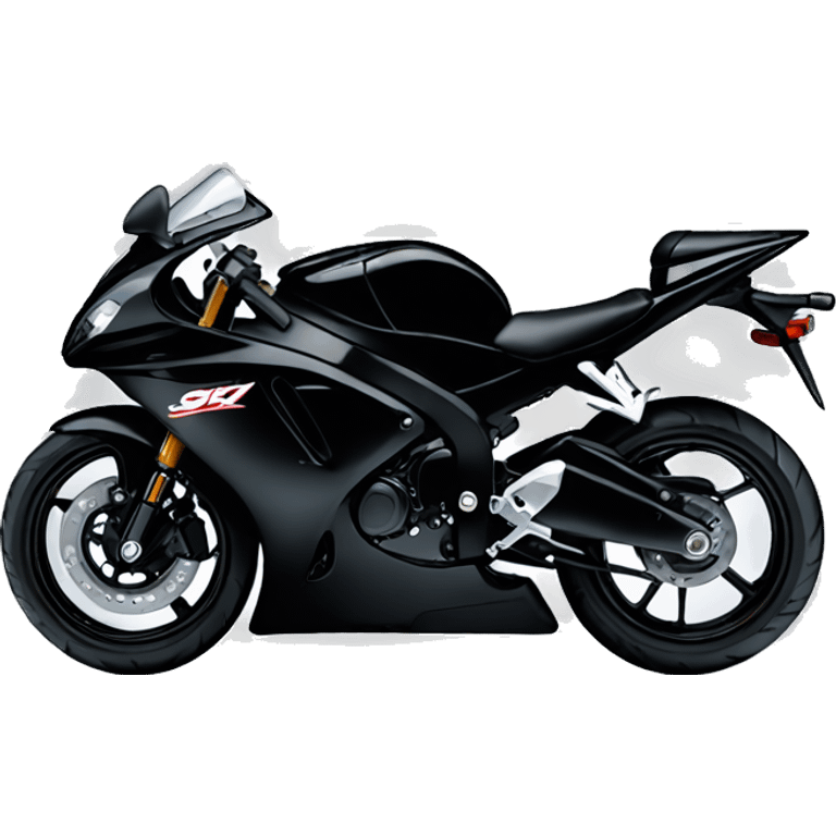 Black 2007 GSXR 600 emoji