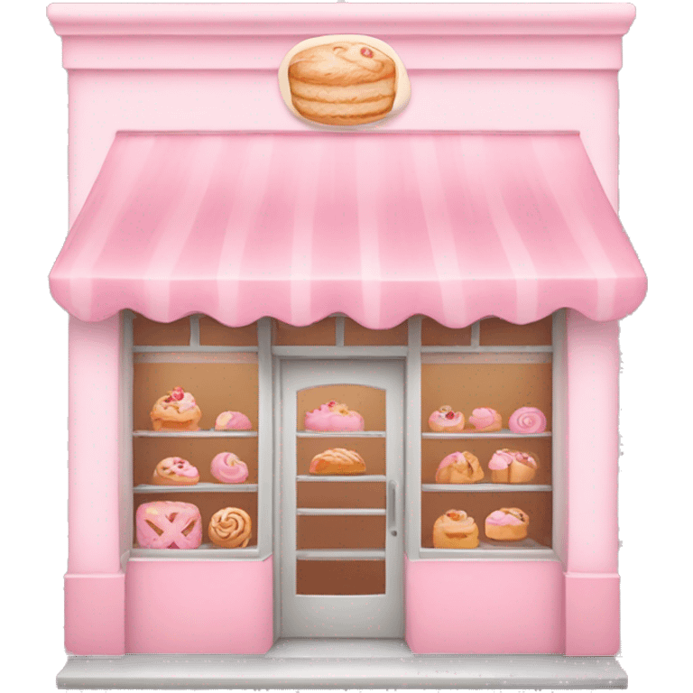 Pastel pink bakery emoji