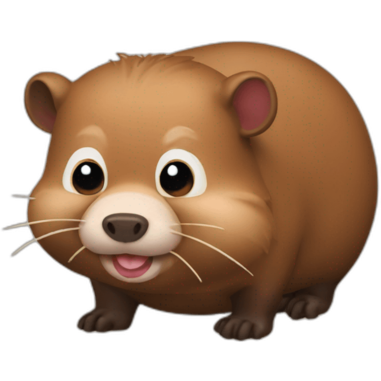 Beaver Pig emoji