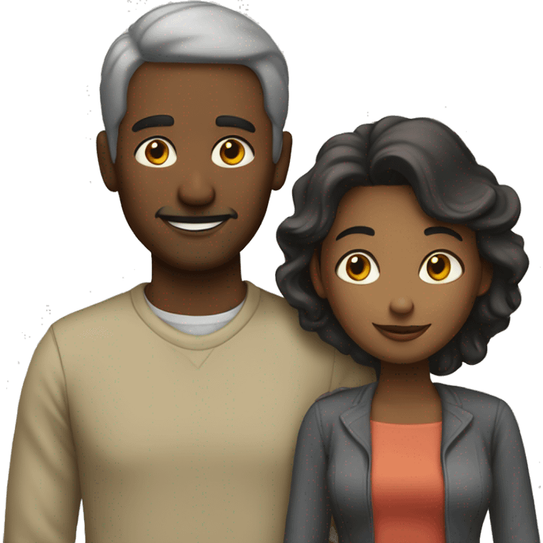 Man and woman living together emoji