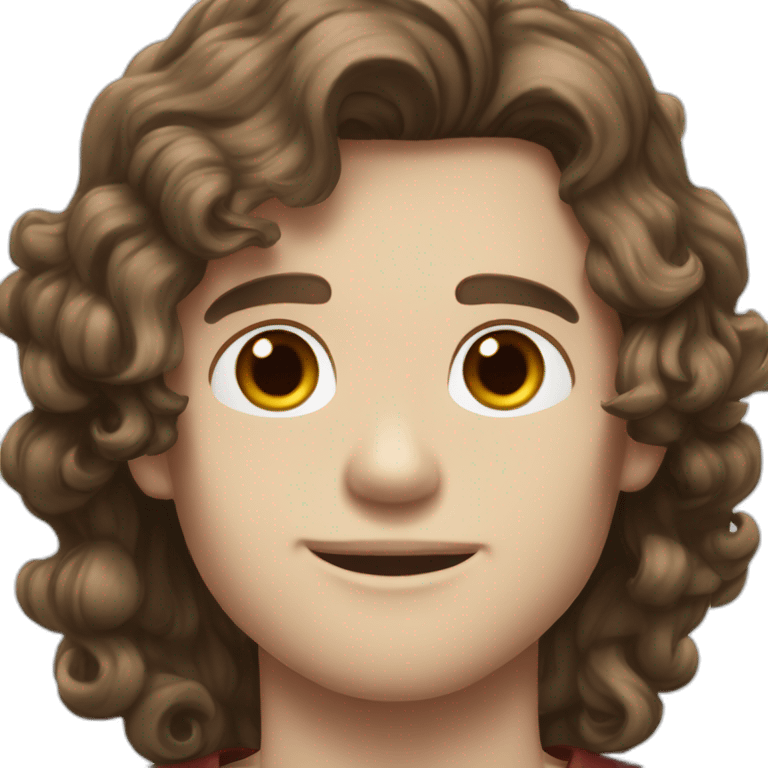 Klaus mikaelson brown hair realistic detailed emoji