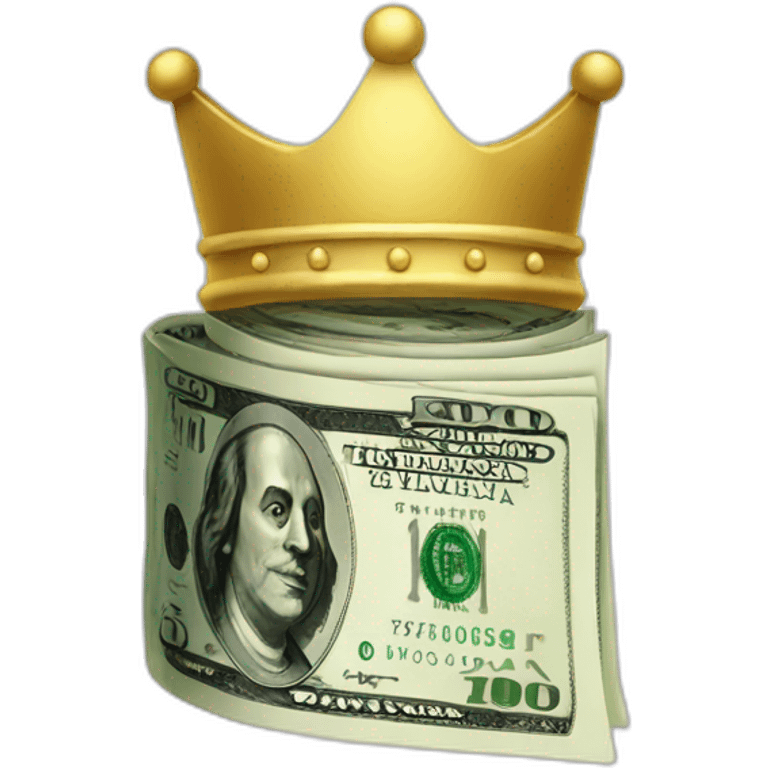 MONEY ON CROWN emoji