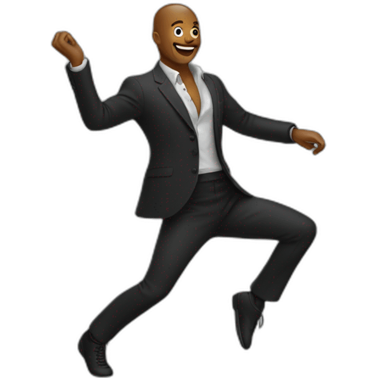 man dancing emoji