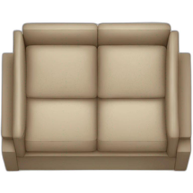 furniture top view emoji