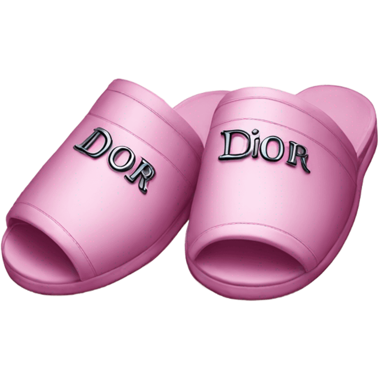 Dior slippers emoji