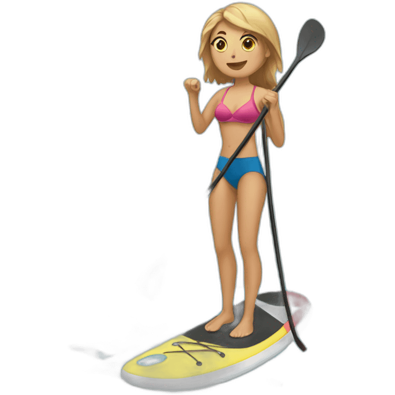 Paddle boarding  emoji