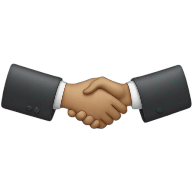 two people having a handshake emoji