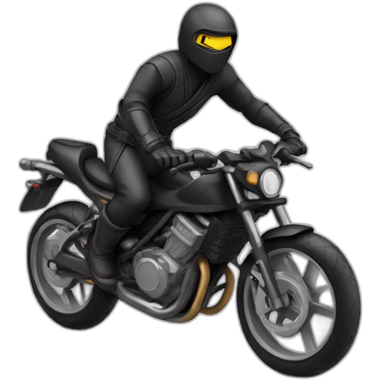 Ninja ride bike emoji