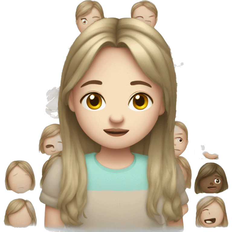 Girl with downsyndrome emoji